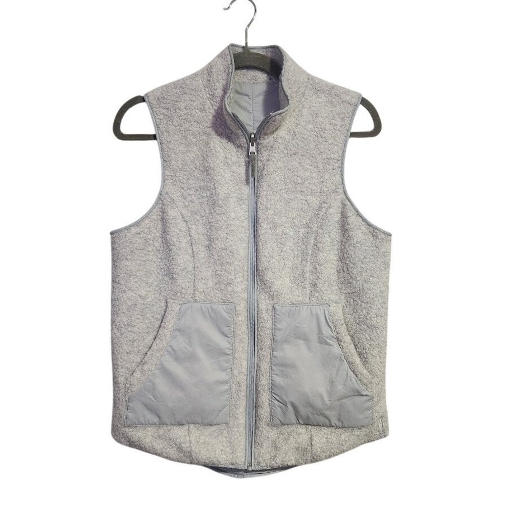 SMARTWOOL Anchor Line Reversible Sherpa Wool Vest Gorpcore Size S